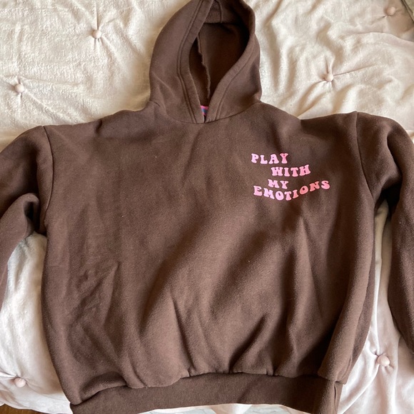 Brown cozy sweatshirt - wore once - Picture 1 of 3
